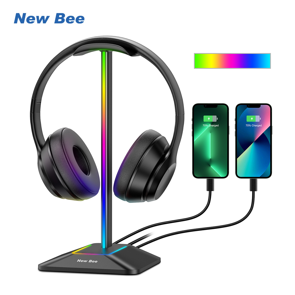 Headset Stand Rgb - 새로운 Bee Z8 RGB 헤드폰 스탠드