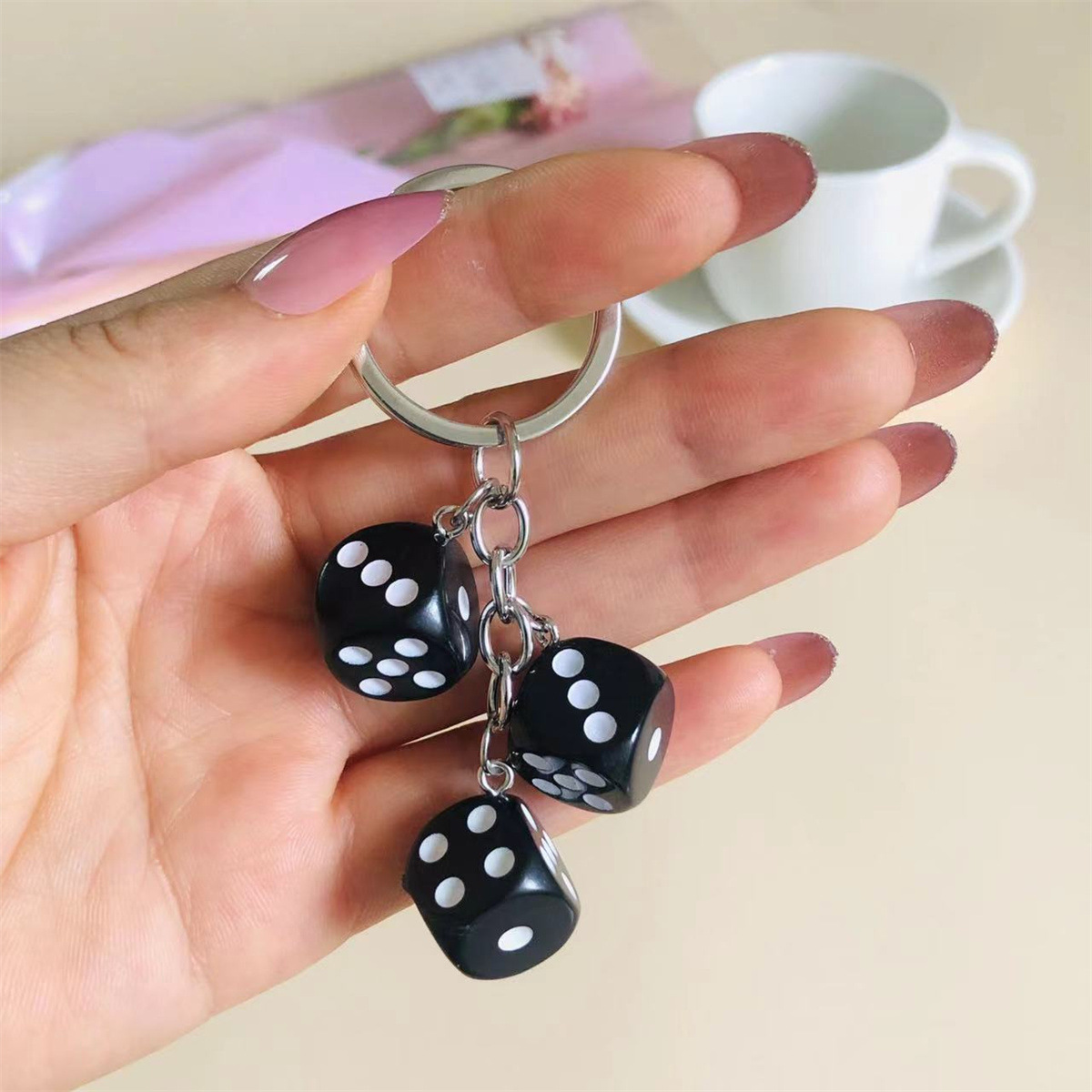 Gaming Accessories Men - 귀여운 3D 주사위 키 체인, 게임