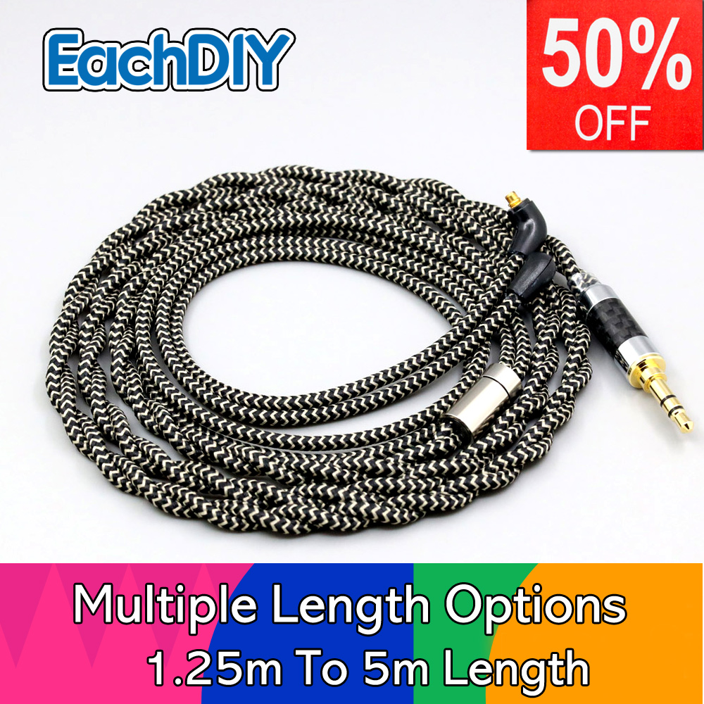Cable Sleeve Braided - 2 코어 2.8mm Litz OFC 이어폰