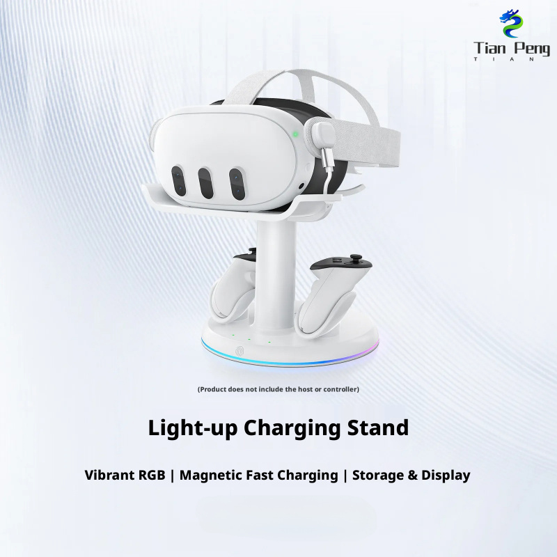 Headset Stand Rgb - 메타 퀘스트 3/3S VR 헤드셋 컨트롤러용