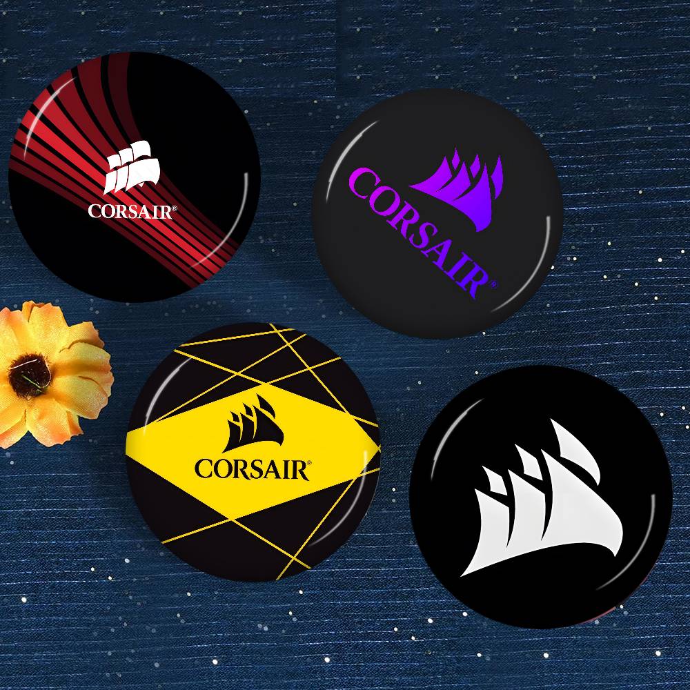 Gaming Accessories Icon - C-Corsair Gaming-강력한 크리에이티브 틴플레이트 소프트 버튼