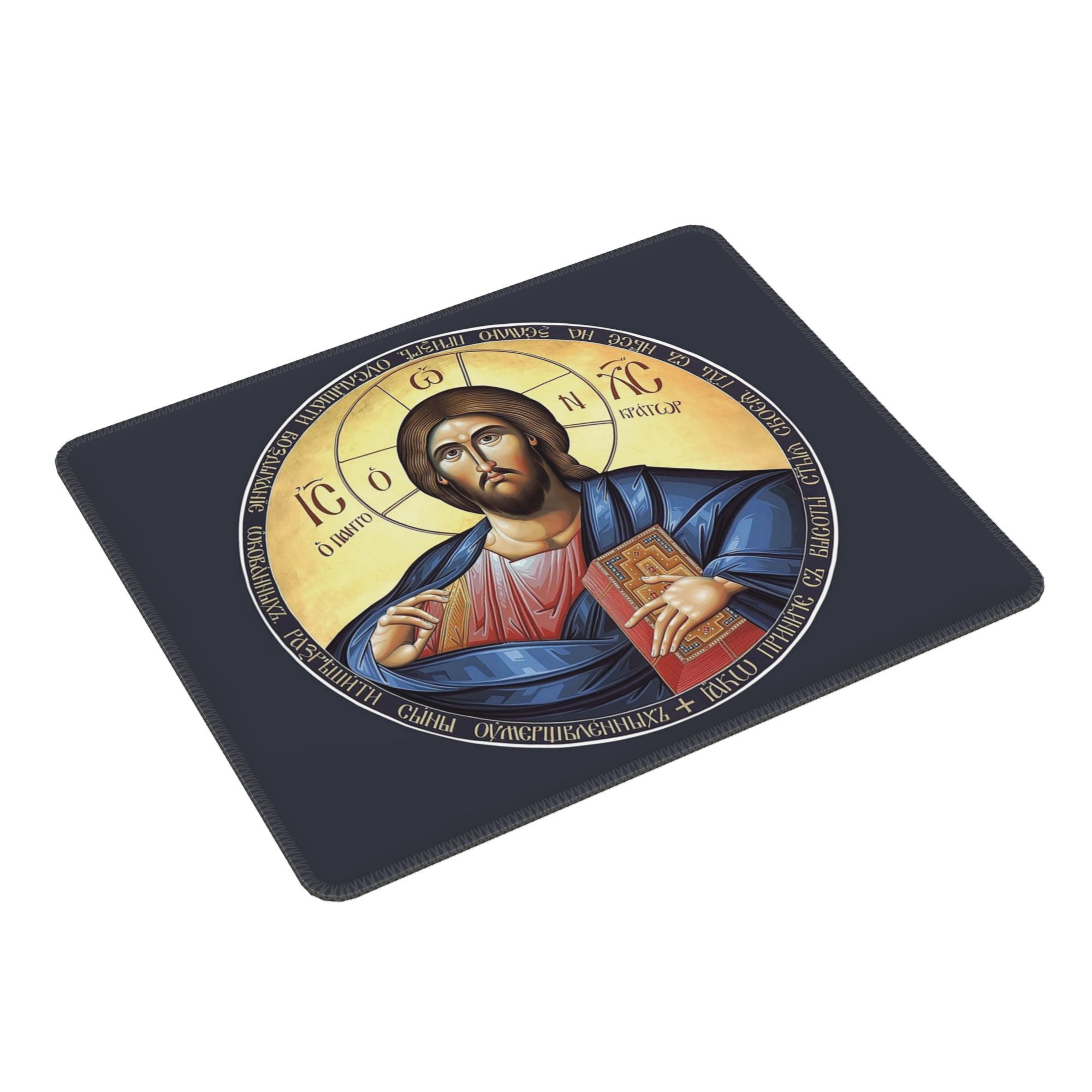 Gaming Accessories Icon - Christ Pantocrator 정통 아이콘 마우스 패드