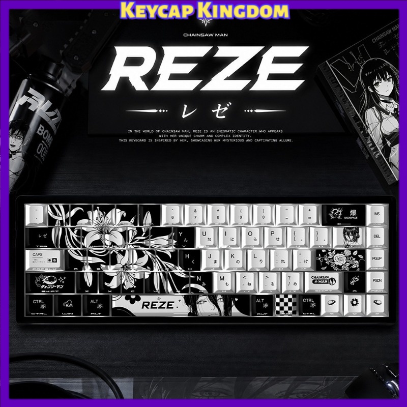 Gaming Accessories Men - 새로운 Reze 5.0 애니메이션 키캡 체인소맨