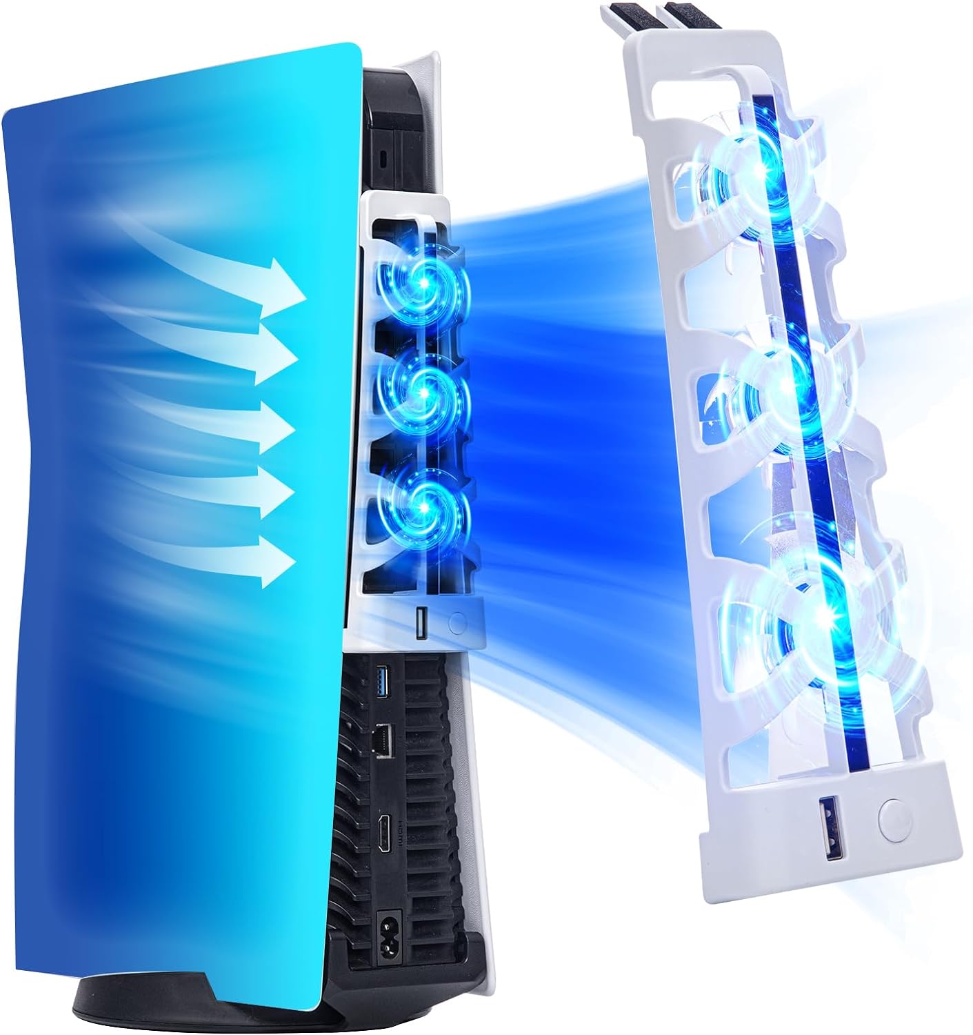 Gaming Accessories Playstation - LED 조명이 포함된 PS5 Slient 냉각