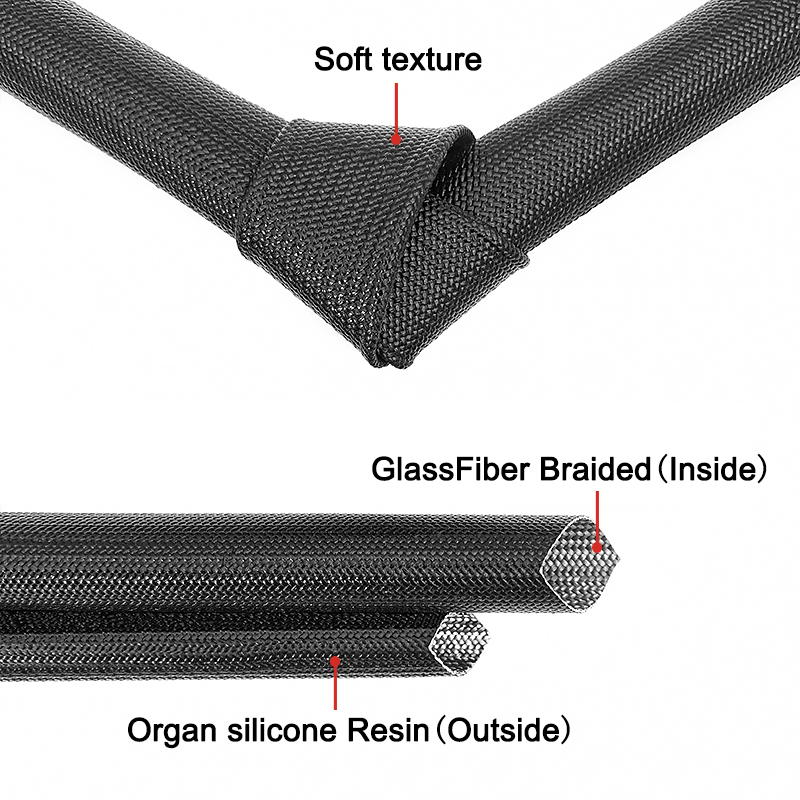 실리콘 코팅 유리섬유 편조 슬리브 1~20mm 200도 - Cable Sleeve Braided 리뷰 및 가격