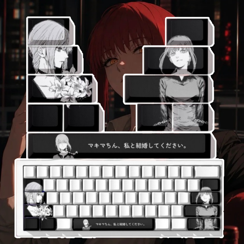Chainsaw Man Makima 테마 애니메이션 키 - Gaming Accessories Men 리뷰 및 가격
