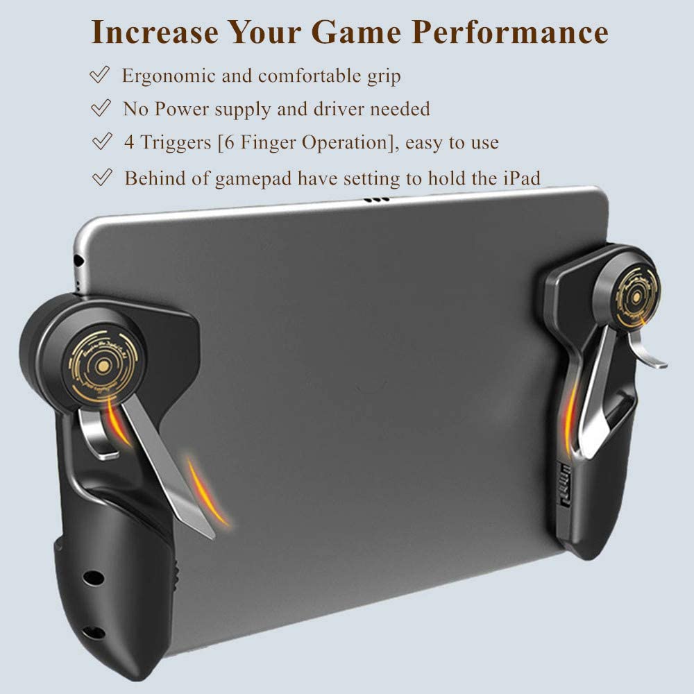 아이패드 트리거 PUBG 게임 컨트롤러, 6 핑거 L1 - Gaming Accessories Ipad 리뷰 및 가격