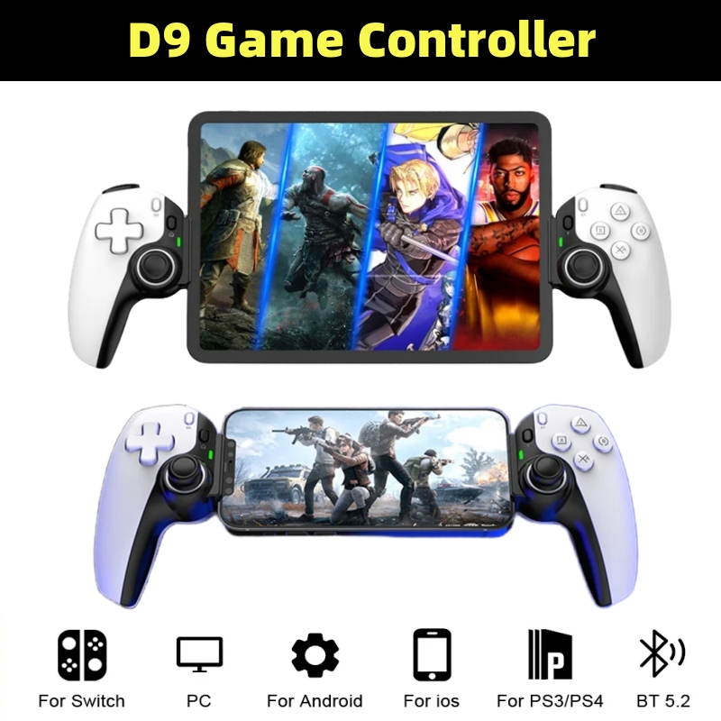 D9 태블릿 컨트롤러 무선 핸들 스위치 게임용 블루투스 - Gaming Accessories Ipad 리뷰 및 가격