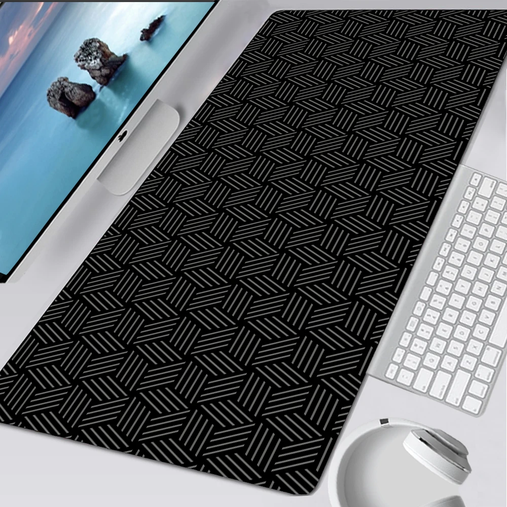 노트북 블랙 마우스 패드, 간단한 육각 데스크 매트,  - Gaming Accessories For Your Desk 리뷰 및 가격