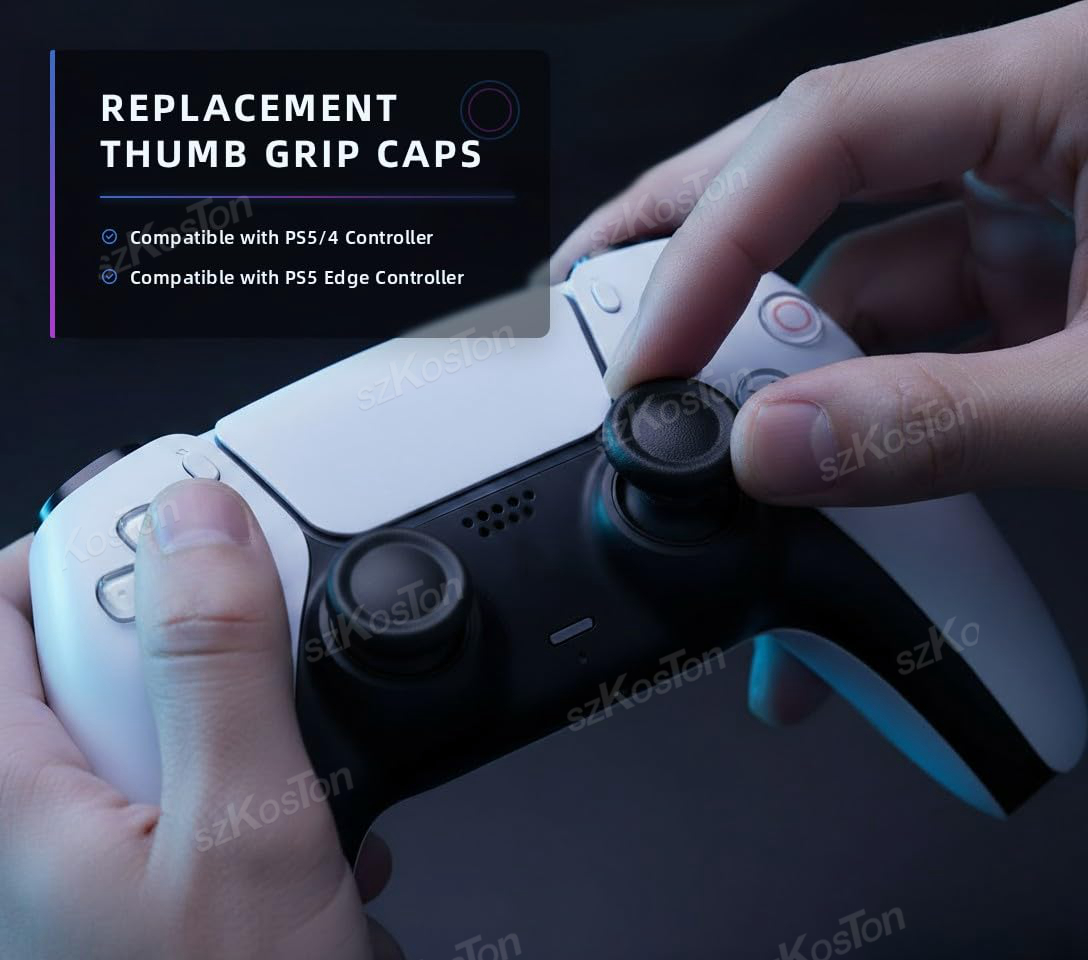 PS5/PS4 컨트롤러용 교체 조이스틱 캡 6-8개,  - Gaming Accessories Playstation 리뷰 및 가격