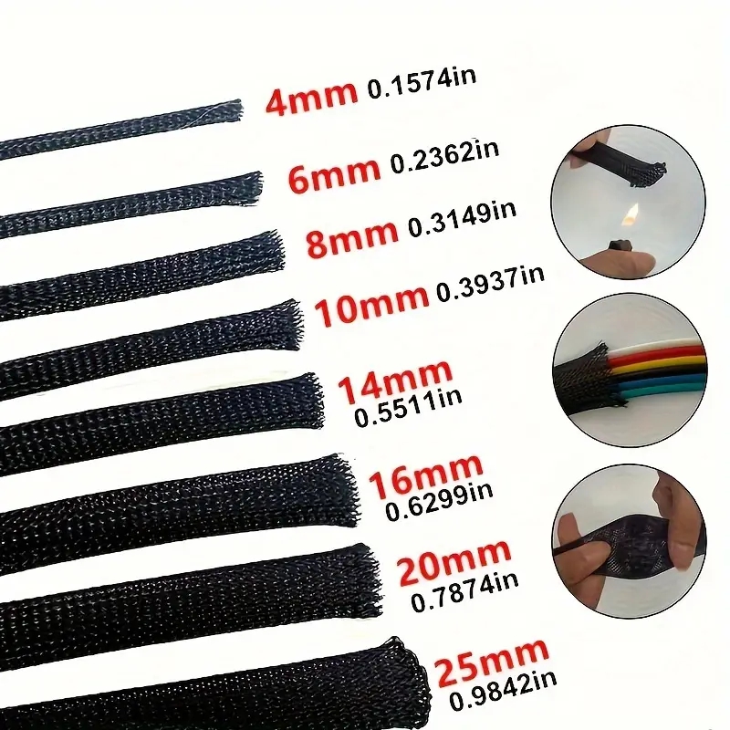 10m /32.8 ft 애완동물용 확장형 브레이드 메쉬 - Cable Sleeve Braided 리뷰 및 가격
