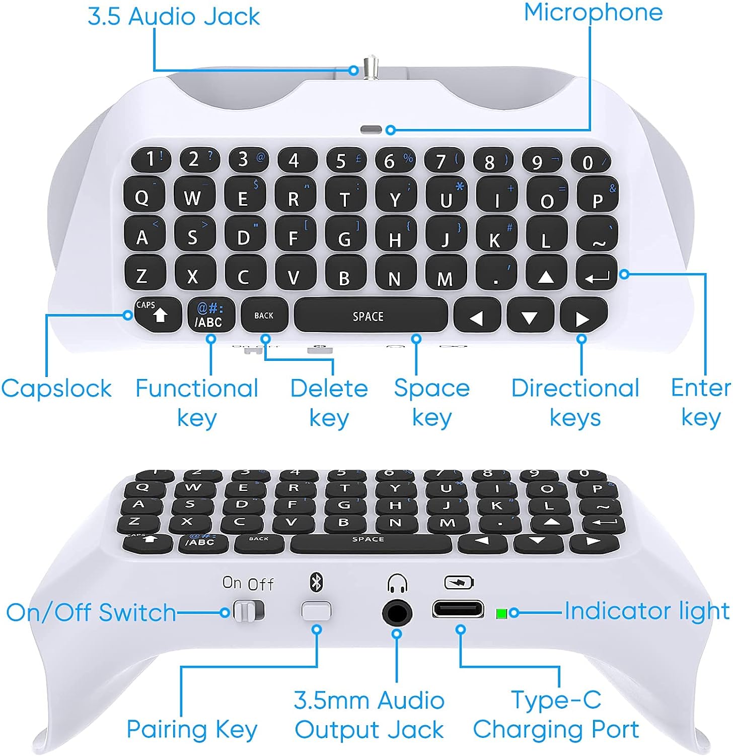 PS5 컨트롤러용, Bluetooth 3.0 Chatp - Gaming Accessories Playstation 리뷰 및 가격