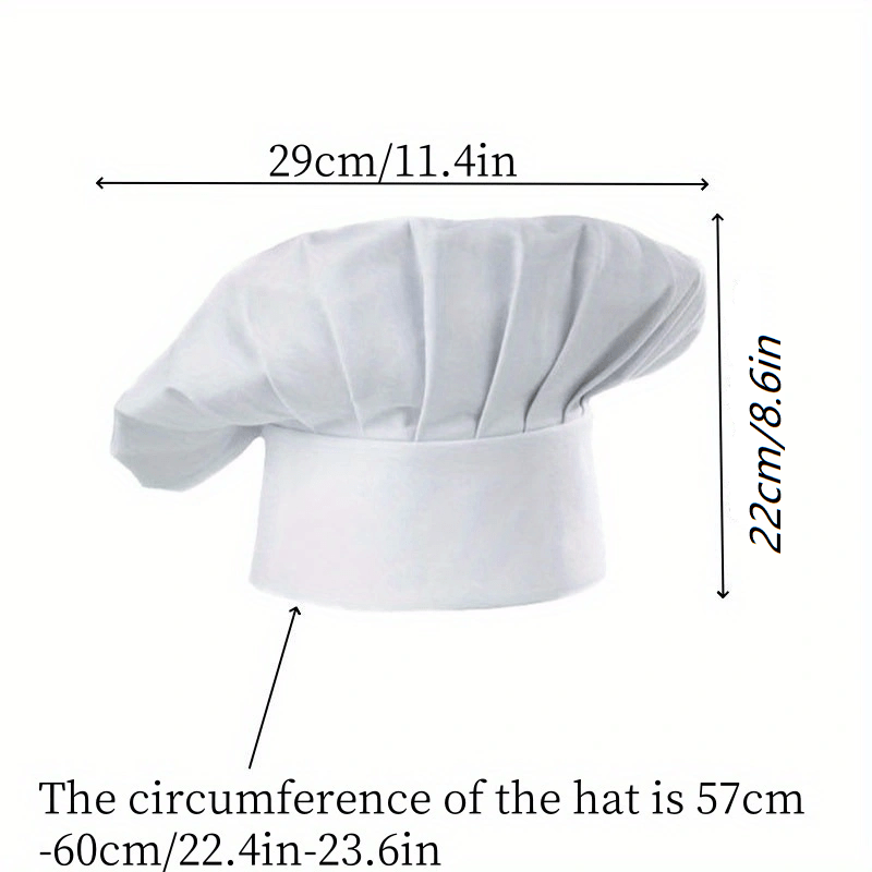 3pcs 셰프 모자 성인용 조절 가능한 탄성 베이커 주 - Gaming Kitchen Accessories 리뷰 및 가격