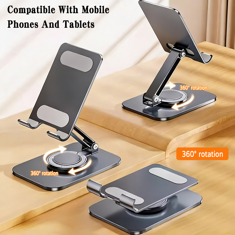 360도 회전 가능한 금속 휴대폰/태블릿 스탠드, 접이 - Gaming Accessories Ipad 리뷰 및 가격