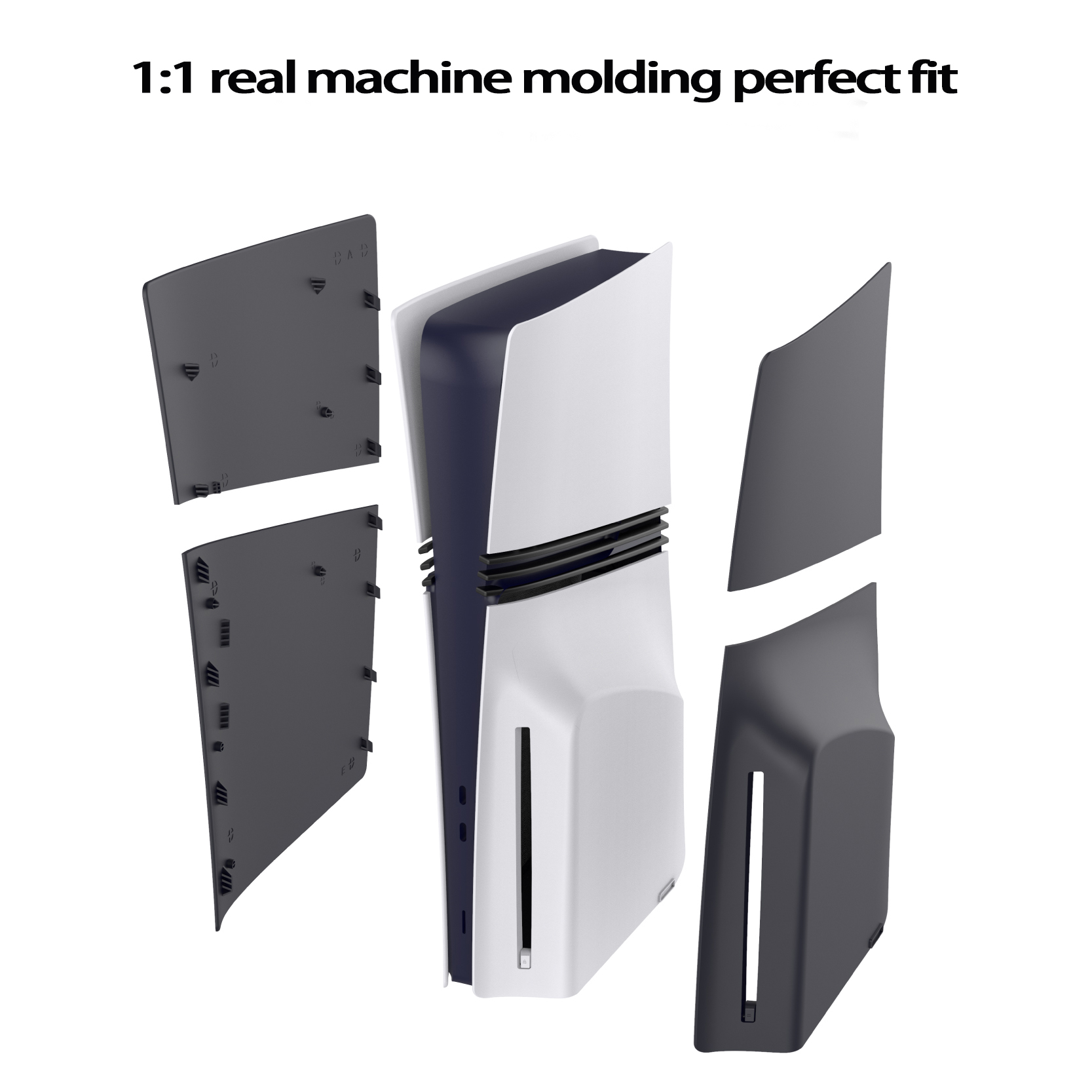 PS5 Pro 디스크 버전용 ABS 블랙 페이스플레이트 - Gaming Accessories Playstation 리뷰 및 가격