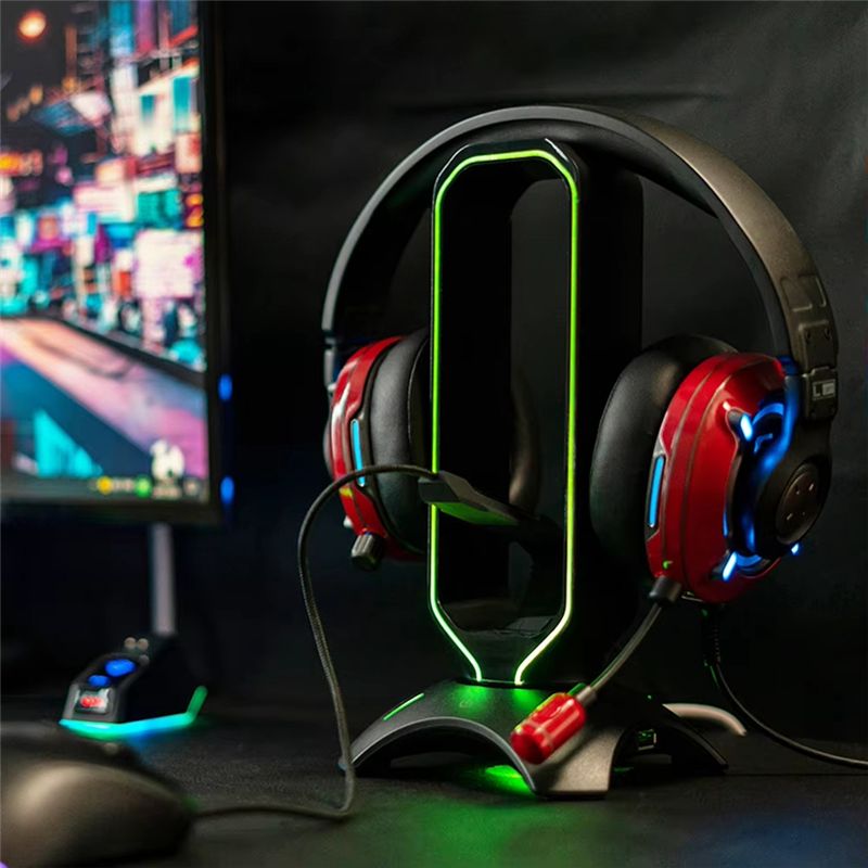 B27B RGB 게이밍 헤드폰 스탠드 오버이어 헤드셋  - Headset Stand Rgb 리뷰 및 가격