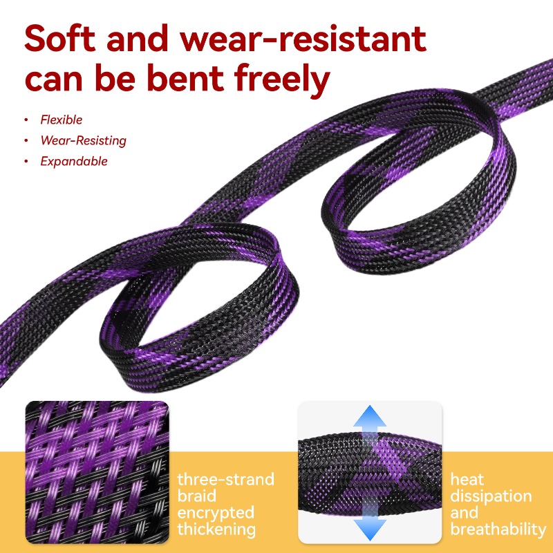 3/5M PET 절연 꼰 케이블 슬리브 확장형 외장재  - Cable Sleeve Braided 리뷰 및 가격