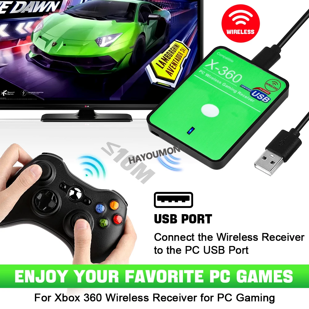 XBOX 360 PC용 새로운 무선 게임 수신기 Xbo - Gaming Controllers Xbox Accessories 리뷰 및 가격
