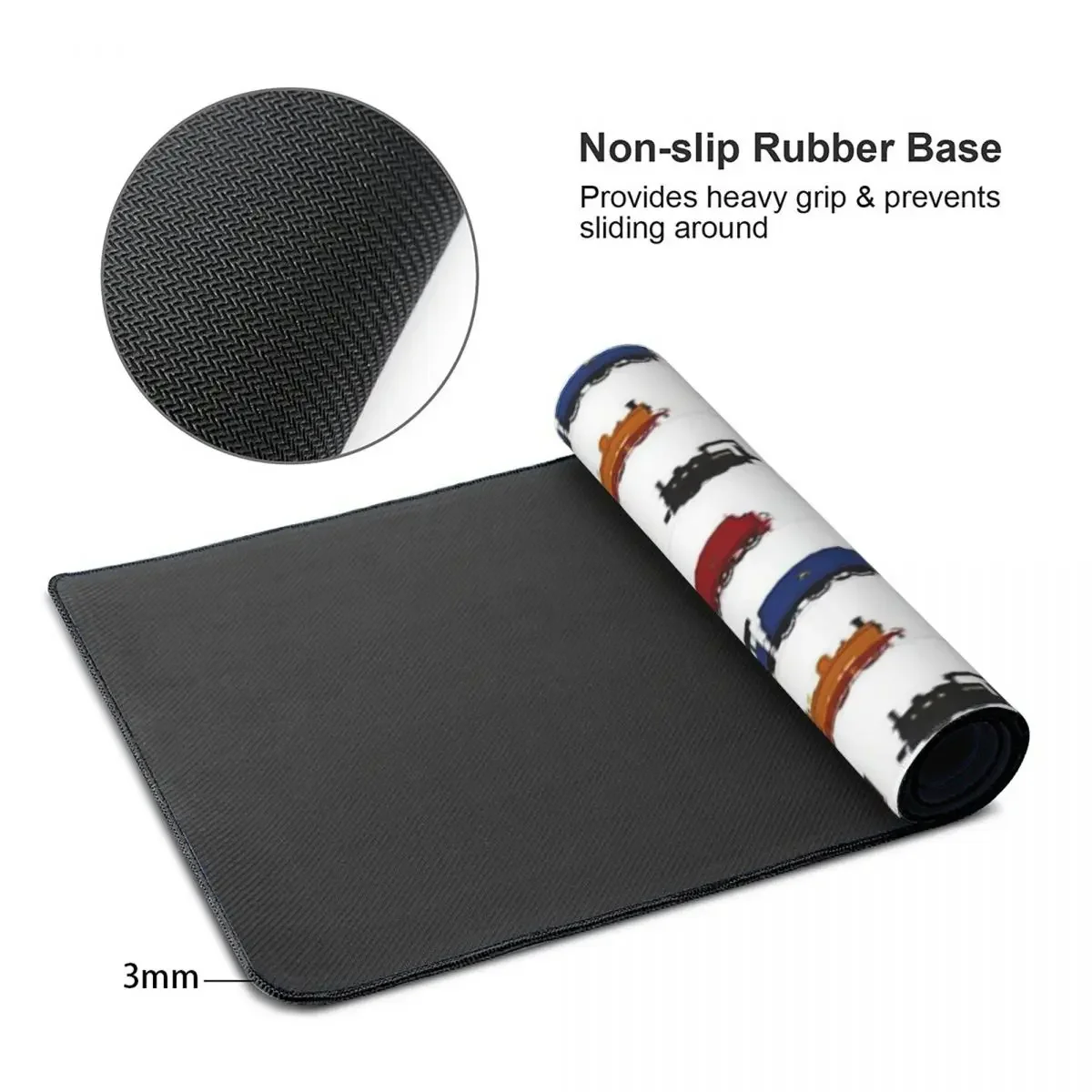 영국의 상징적인 증기 기관차 대형 마우스 패드 컴퓨터  - Gaming Accessories Icon 리뷰 및 가격