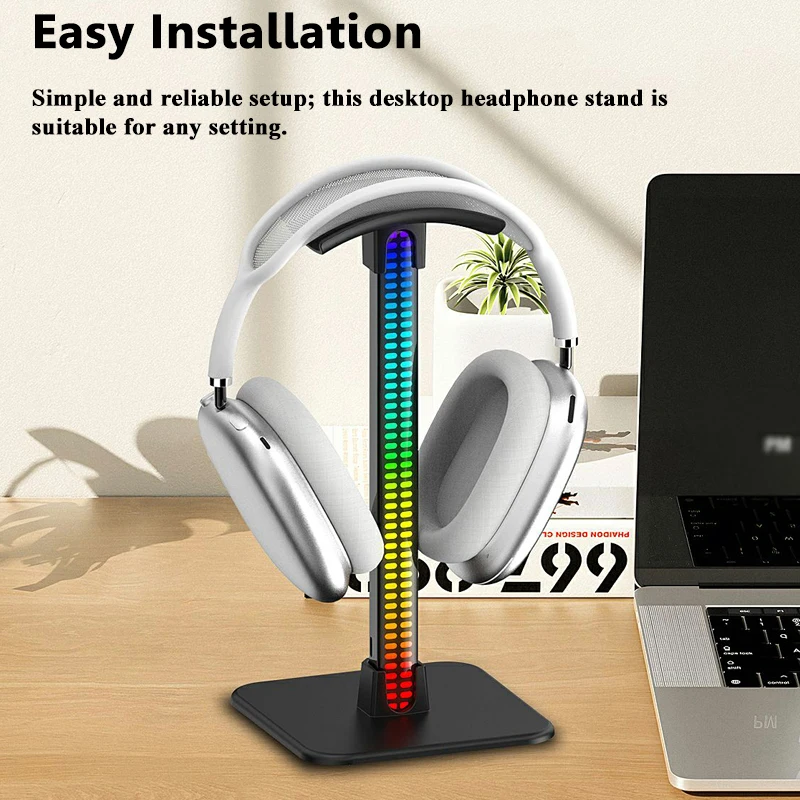 유니버설 게이밍 음악 헤드셋 RGB 리듬 라이트 헤드폰 - Headset Stand Rgb 리뷰 및 가격