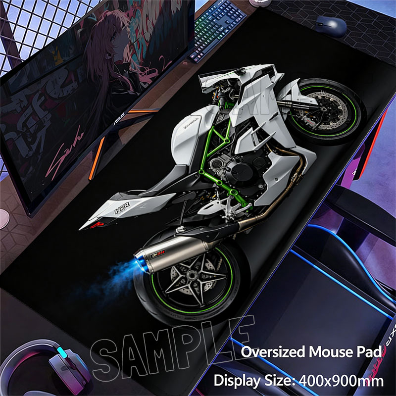 오토바이 디자인 대형 게임용 마우스 패드 미끄럼 방지  - Gaming Accessories For Your Desk 리뷰 및 가격