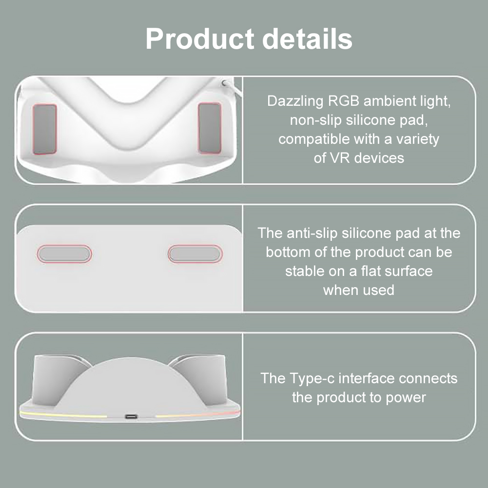 메타 퀘스트 3S VR 충전 스테이션용 충전 도크 (R - Headset Stand Rgb 리뷰 및 가격