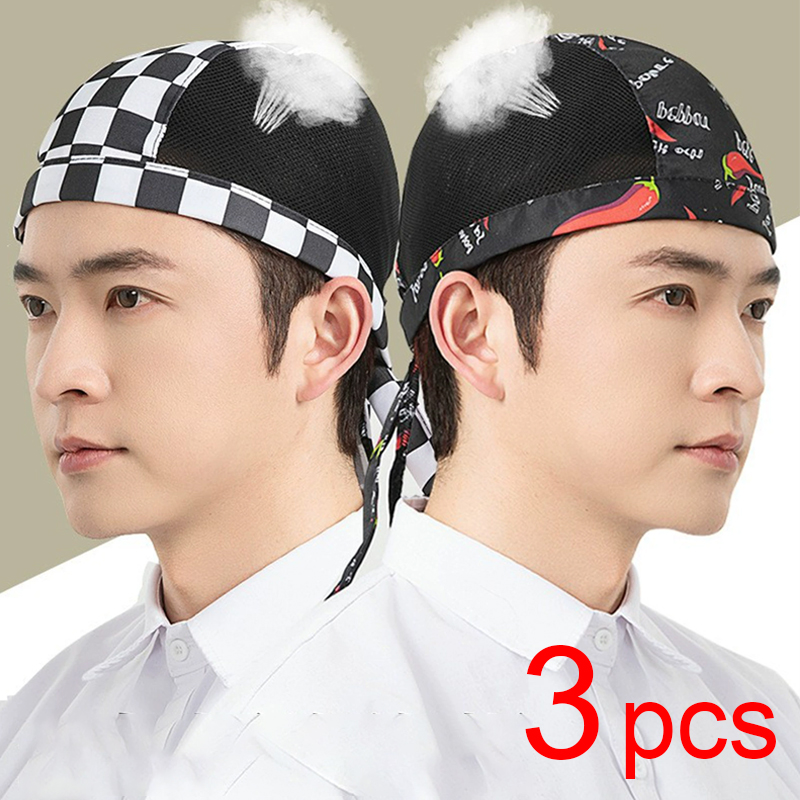 통기성 메쉬 쿡 모자 3pcs 요리사 모자 음식 서비스 - Gaming Kitchen Accessories 리뷰 및 가격