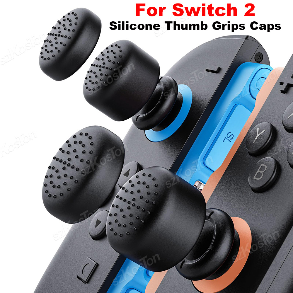 스위치 2 용 4PCS 미끄럼 방지 실리콘 엄지 그립  - Gaming Kit Accessories Nintendo Switch 리뷰 및 가격