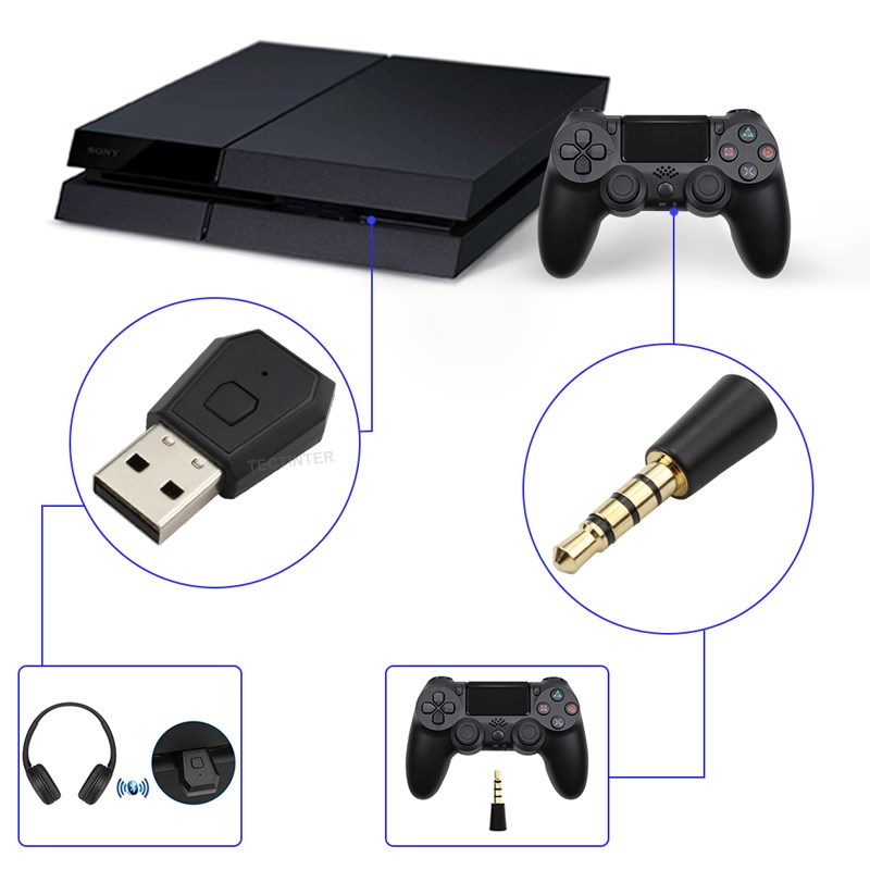 플레이 스테이션 4 게임 패드 블루투스 헤드셋 게임 액 - Gaming Accessories Playstation 리뷰 및 가격