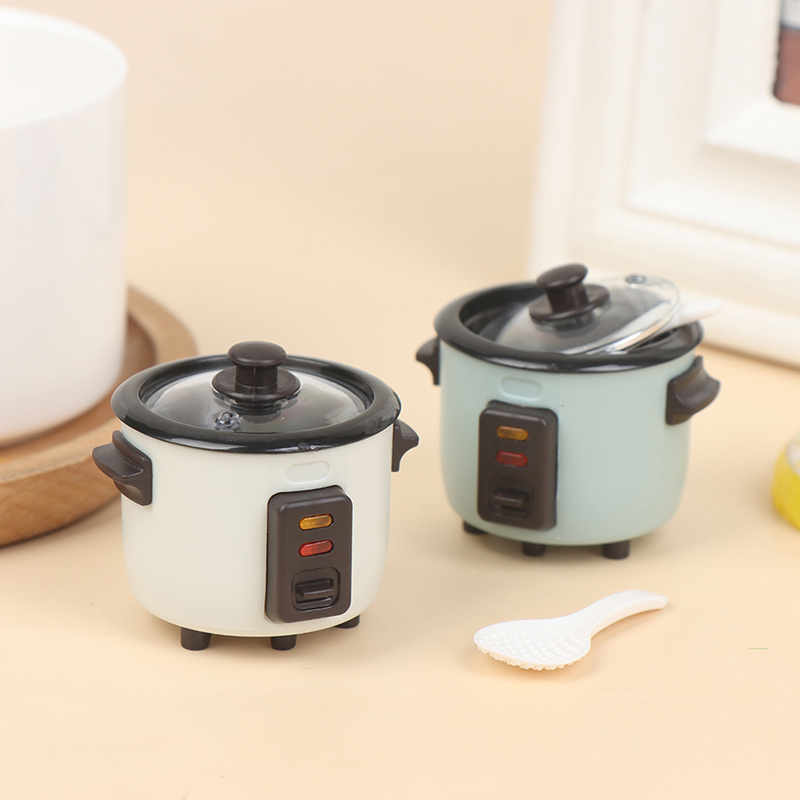 【신제품】1세트 인형의 집 미니어처 밥솥(숟가락 포함) - Gaming Kitchen Accessories 리뷰 및 가격