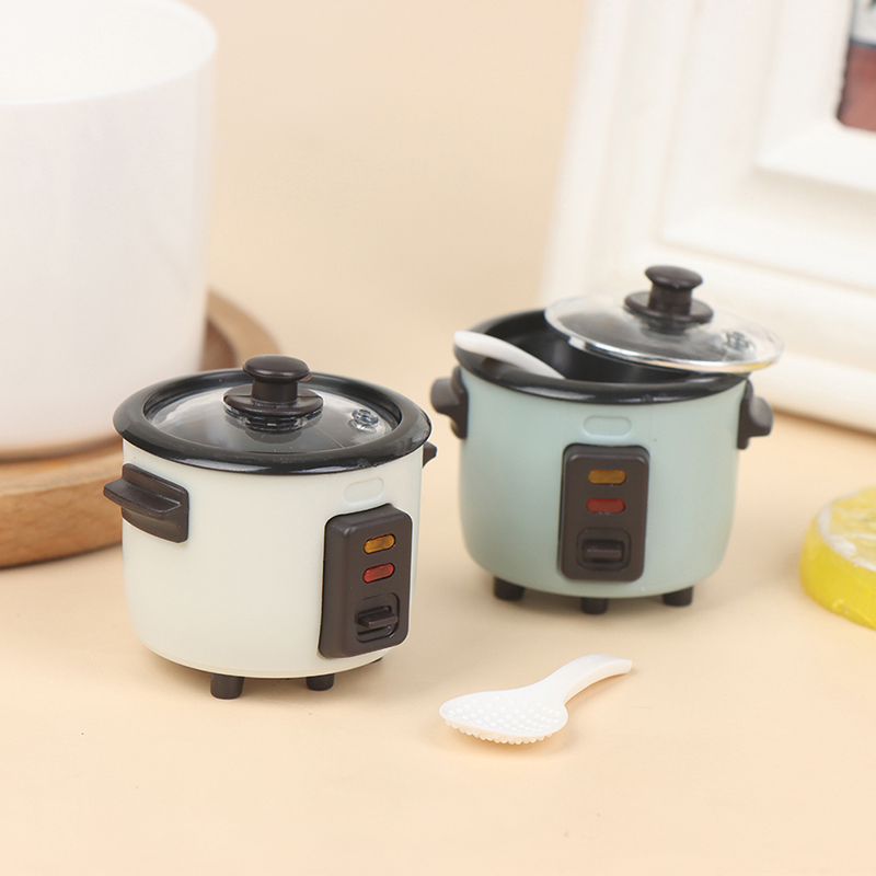 【신제품】1세트 인형의 집 미니어처 밥솥(숟가락 포함) - Gaming Kitchen Accessories 리뷰 및 가격