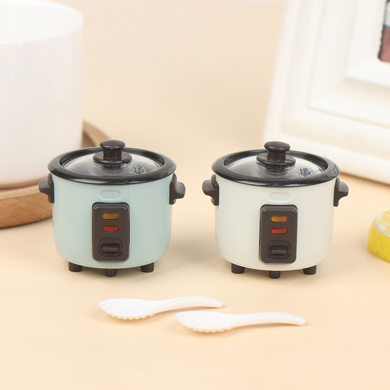 【신제품】1세트 인형의 집 미니어처 밥솥(숟가락 포함) - Gaming Kitchen Accessories 리뷰 및 가격