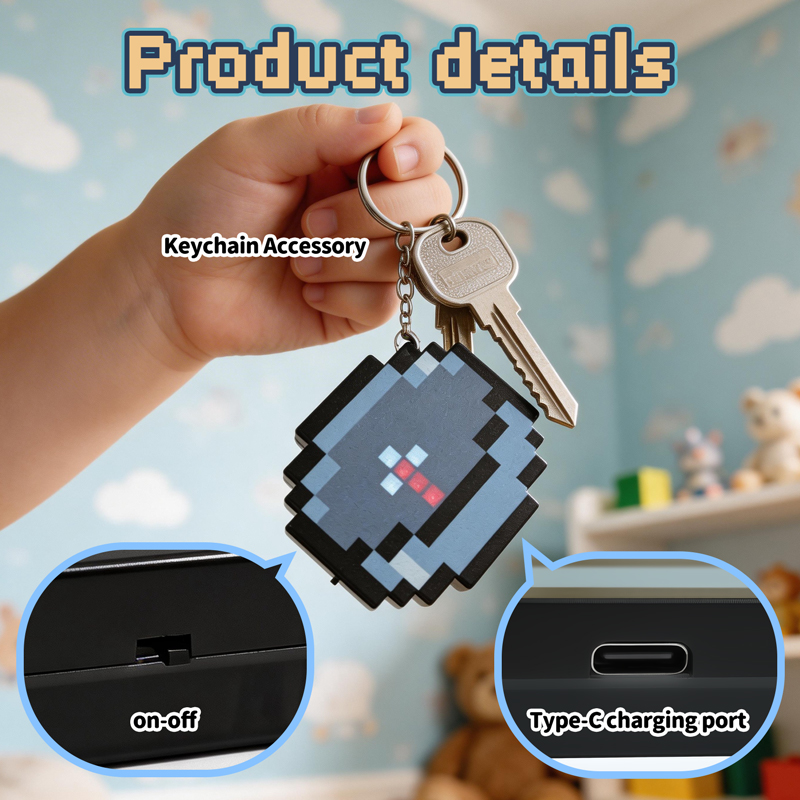 2026 신형 충전식 픽셀 나침반 열쇠고리 휴대용 이동 - Gaming Accessories For Gaming Setup 리뷰 및 가격