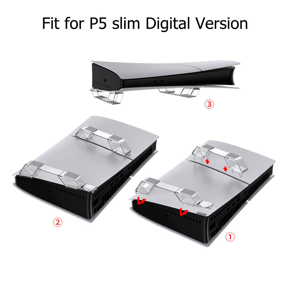 PS5 슬림 디지털 디스크 게임 콘솔용 수평 스탠드,  - Gaming Accessories Playstation 리뷰 및 가격