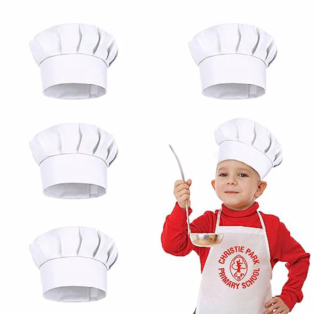 4개 세트 흰색 파티 모자 코스튬 어린이 셰프 모자 2 - Gaming Kitchen Accessories 리뷰 및 가격