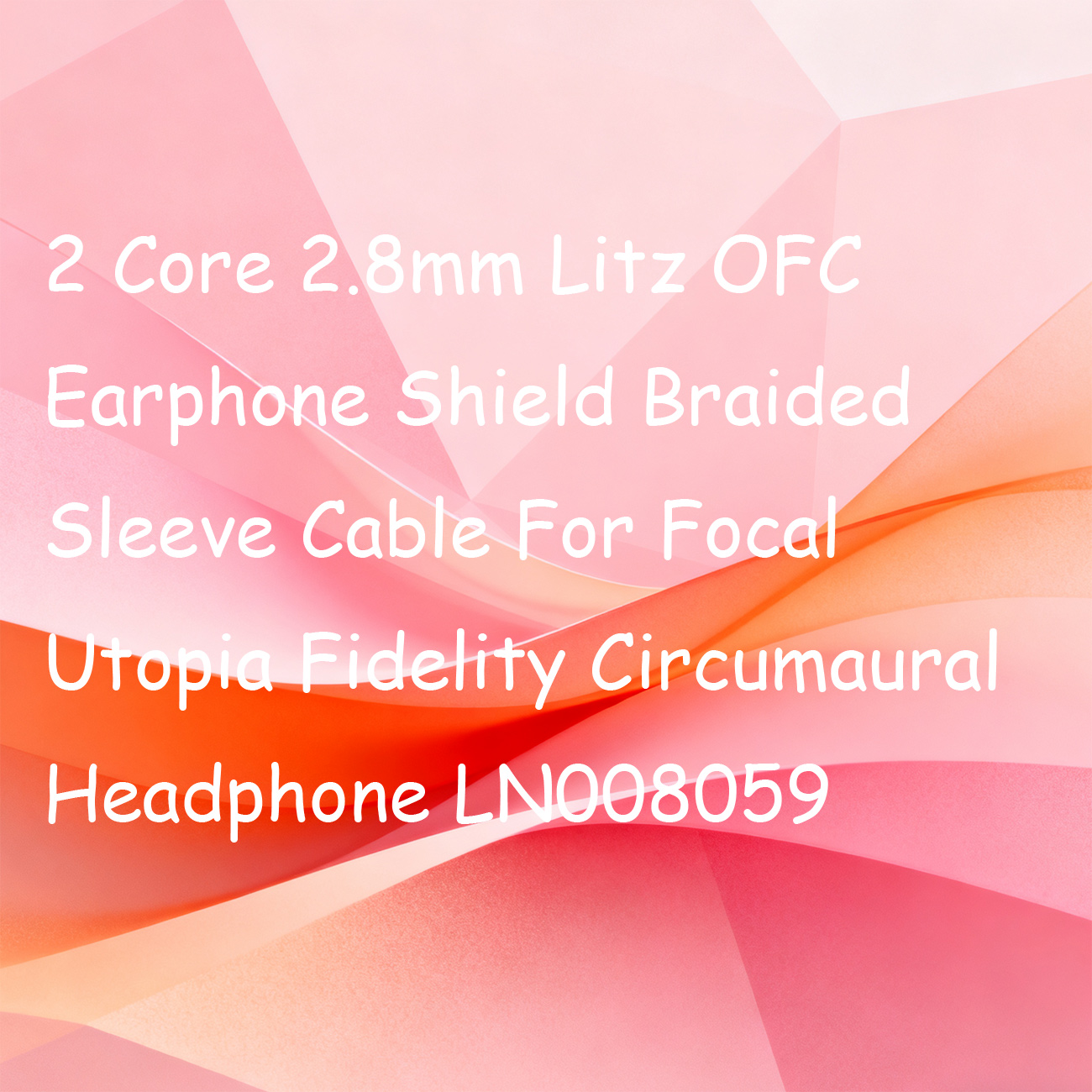 2 코어 2.8mm Litz OFC 이어폰 쉴드 편조  - Cable Sleeve Braided 리뷰 및 가격