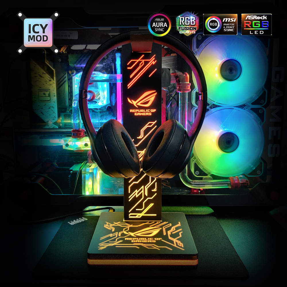 ARGB 헤드폰 홀더 PC 조명 RGB 헤드셋 브래킷  - Headset Stand Rgb 리뷰 및 가격